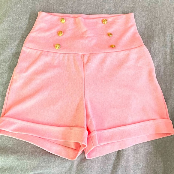 Park Ave cute pink Sailor Shorts - Picture 5 of 5